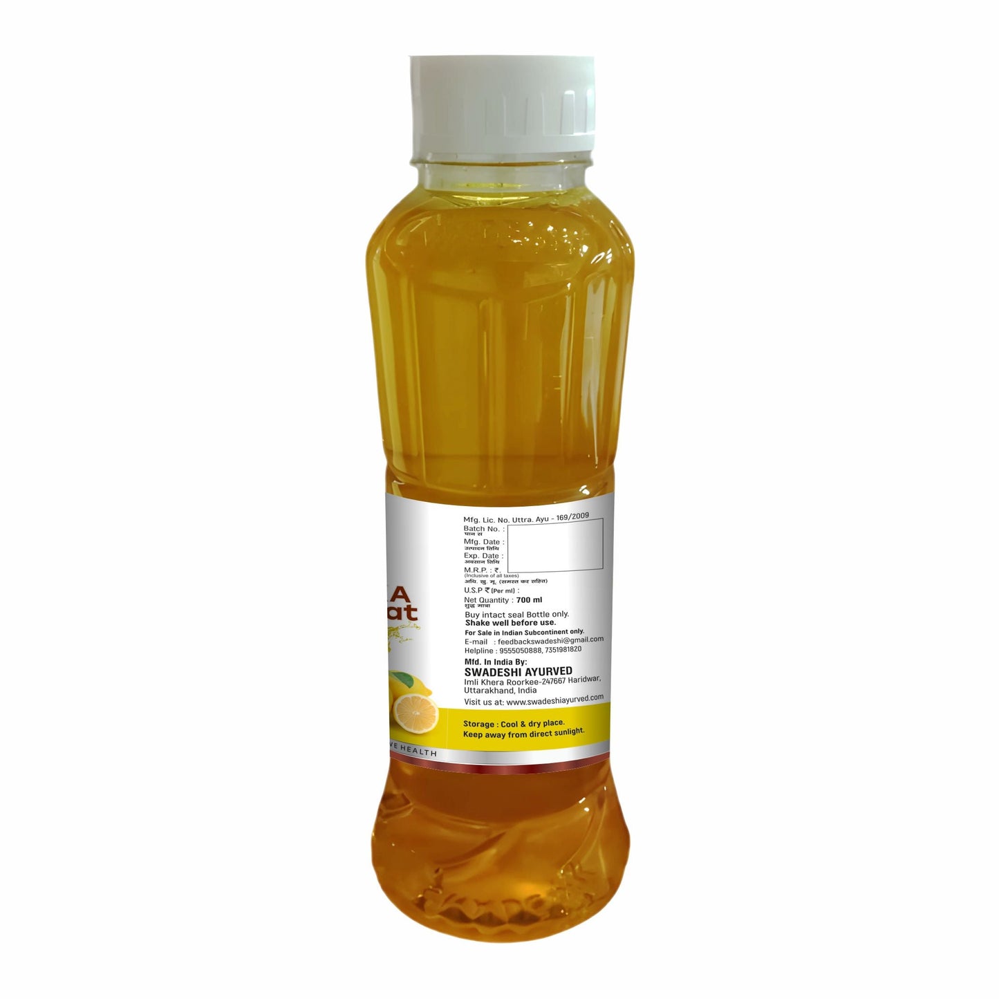 Swadeshi Ayurved Nimbu ka Sharbat - 700ml