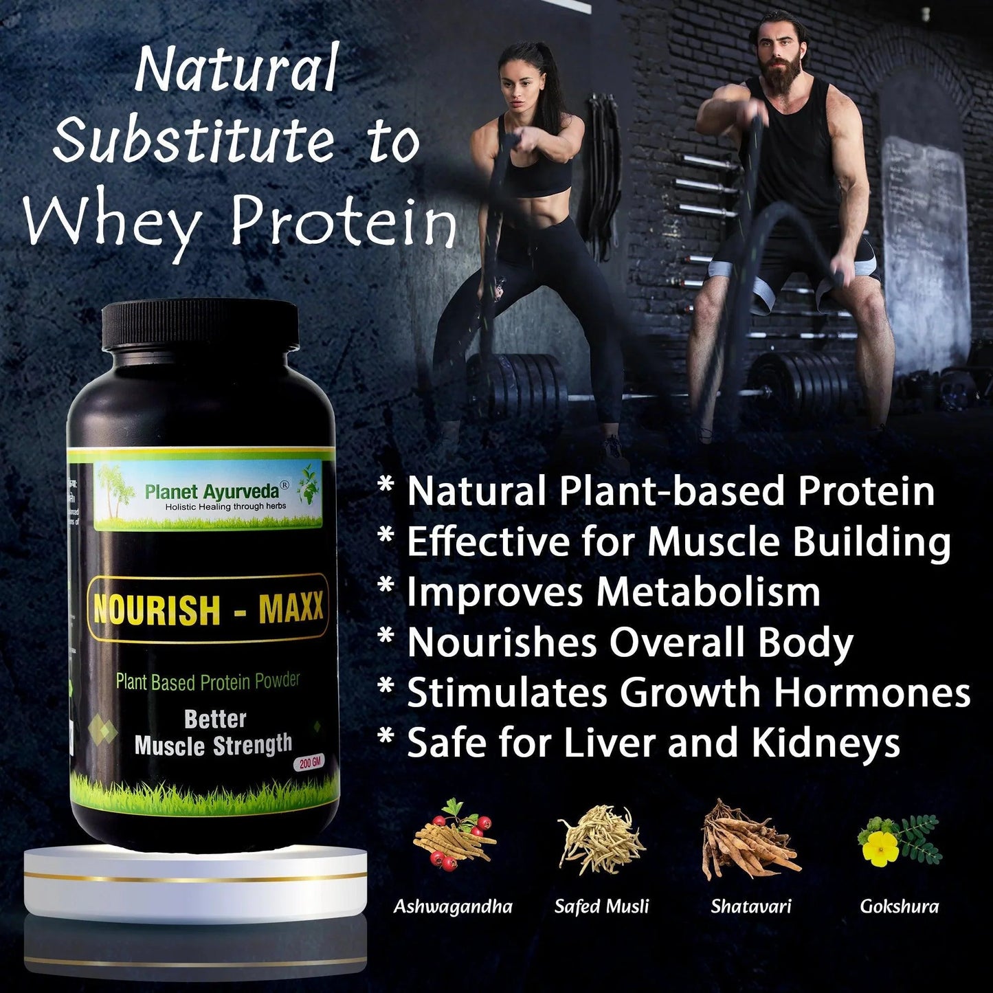 Planet Ayurveda Nourish-Maxx Powder - 200gm Powder