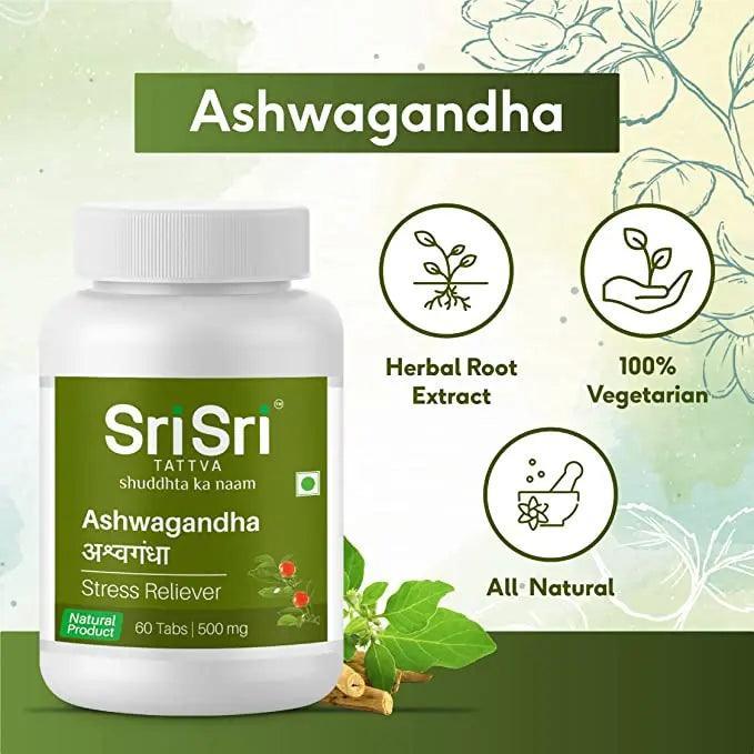 Sri Sri Tattva Ashwagandha Tablet 500mg