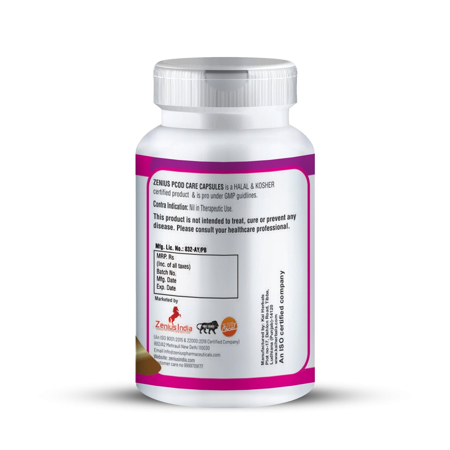 Zenius Pcod Care Capsule for Women Pcod/Pcos Care