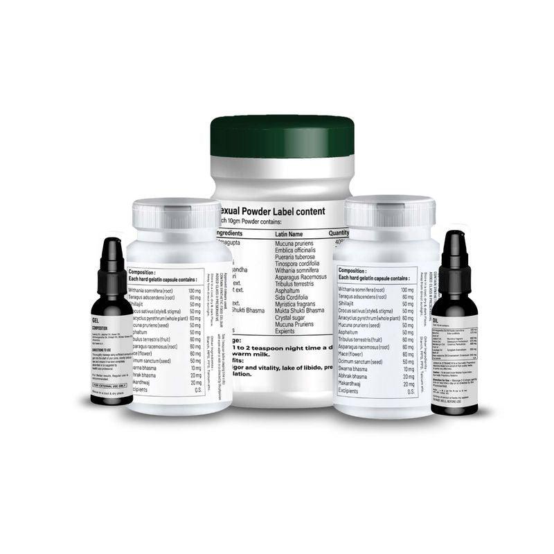 Zenius X-Stame Kit - Sexual Health Supplements for Sexual Health and Stamina Boosting