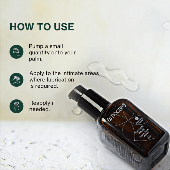 Amocare Passion Pulse Feather Touch Lubricant Strawberry - 50ml