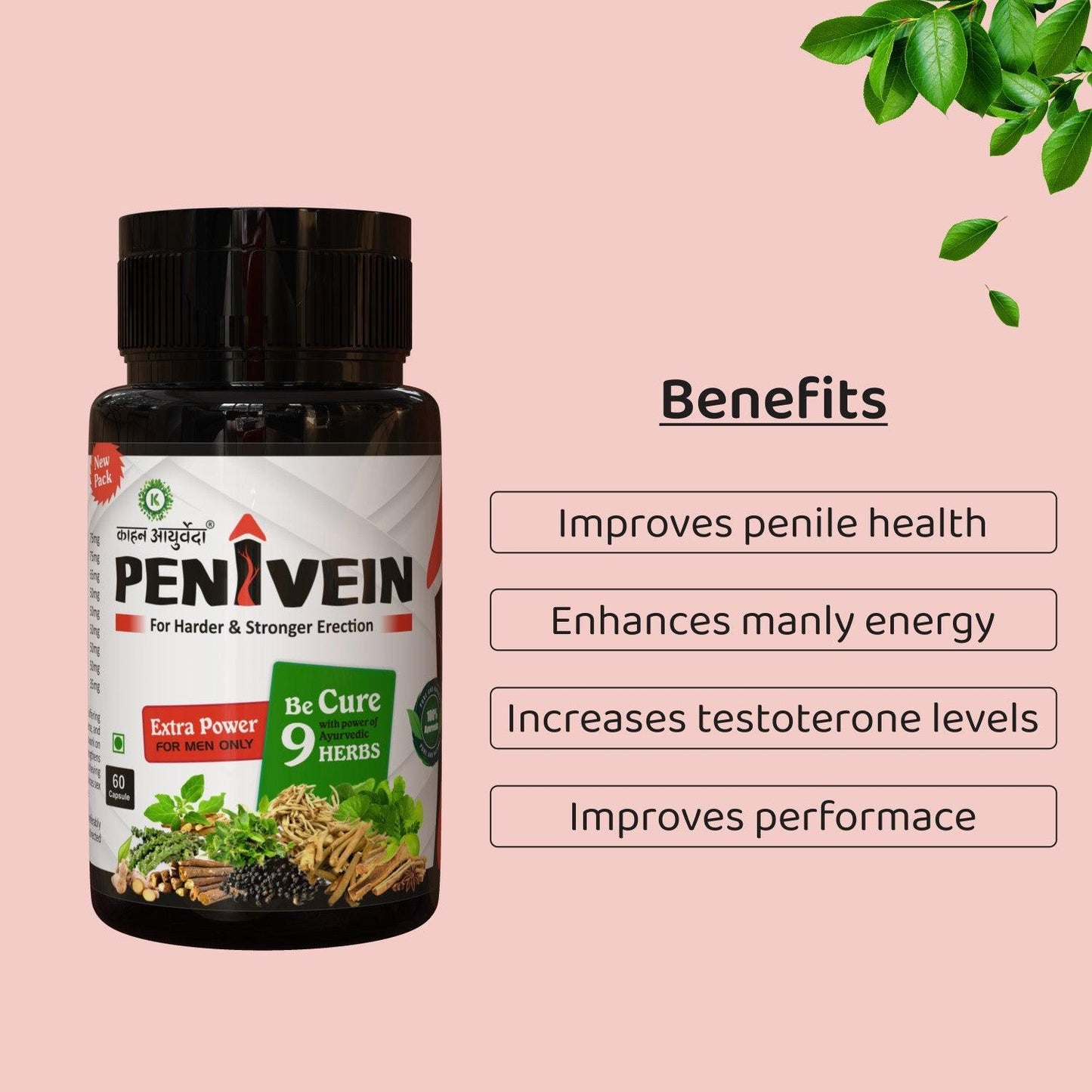 Kaahan Ayurveda Penivein Capsule - 60 Capsules
