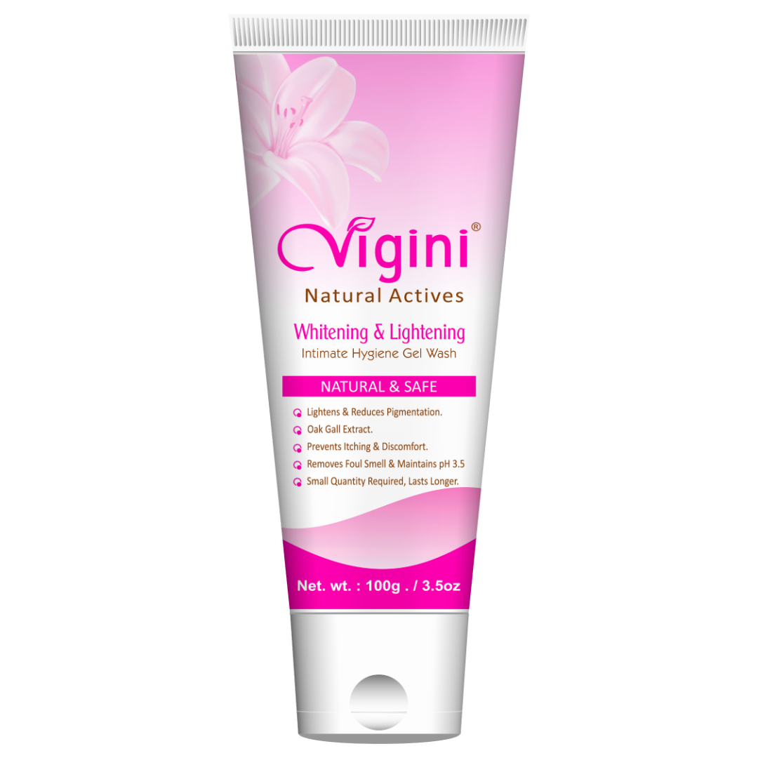 Vigini Whitening Lightening Intimate Feminine Hygiene Gel Wash for Women