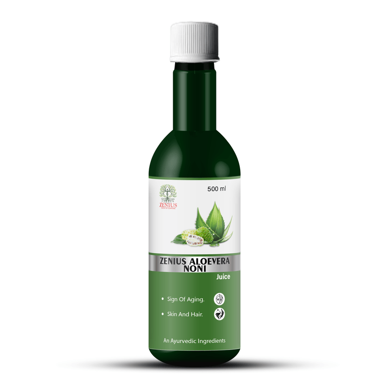 Zenius Aloevera Noni Juice - Natural Blend for Boosting Immunity, Digestive Health, and Energy - 500ml Juices