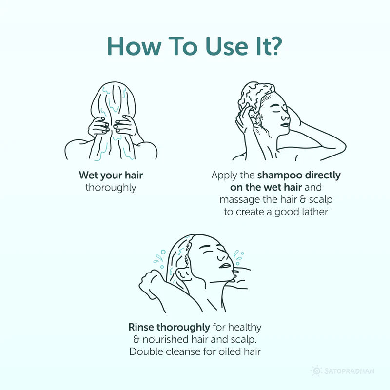 Satopradhan Saponified Rosemary Shampoo 200ml - Oil to Soap Formulated - Mild Natural Shampoo - Herbal, Vegan & Eco-friendly - For All Hair Types - Sulphate & Paraben-free Shampoo Liquid - Combats Dandruff & Hairfall - sodium lauryl sulfate free shampoo