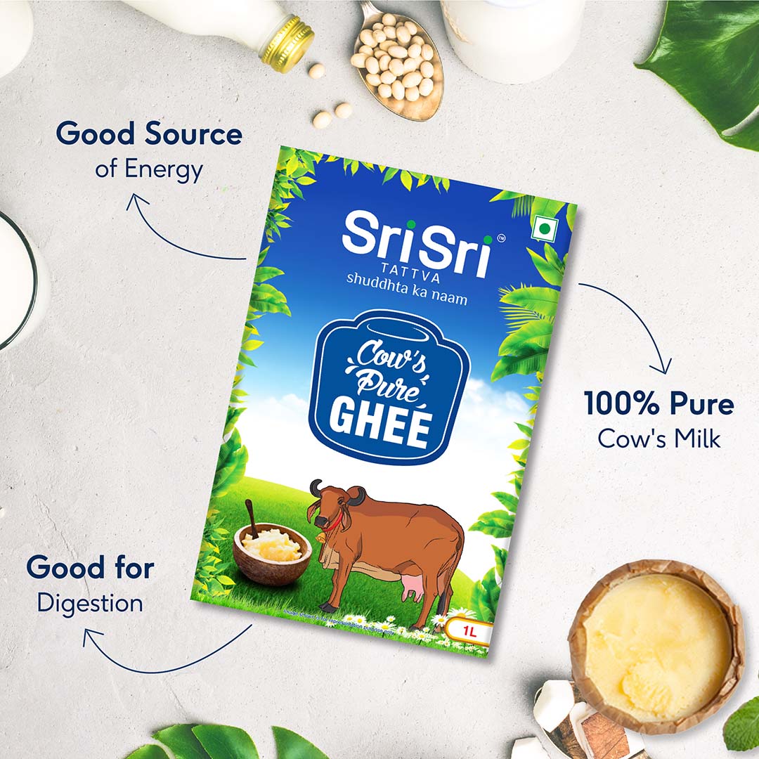 Sri Sri Tattva Cow's Pure Ghee (CEKA Pack)