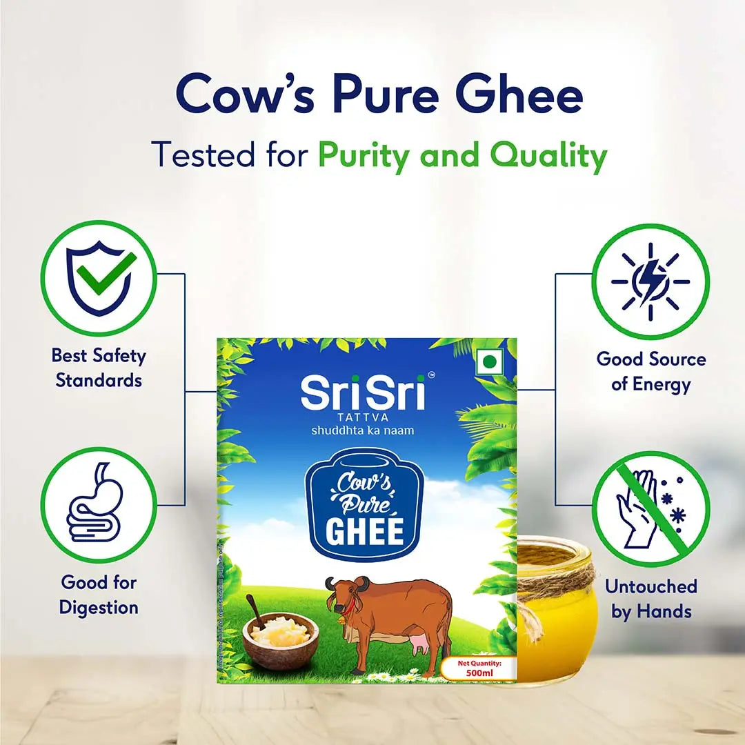 Sri Sri Tattva Cow's Pure Ghee (CEKA Pack)