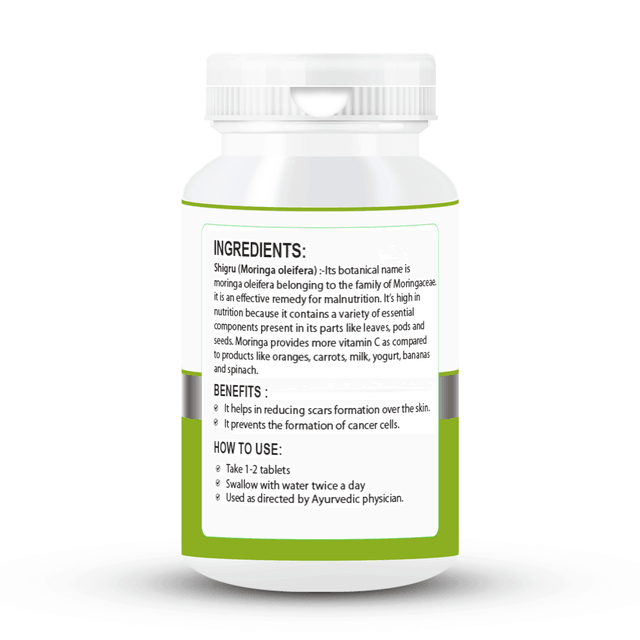 Zenius Moringa Tablets - Nutrient-Dense Tablets for Energy, Immunity, and Overall Wellness - 60 Tablets