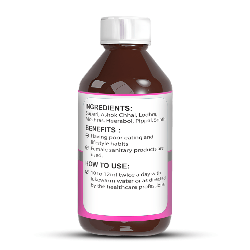 Zenius Lady Care Syrup - Hormonal Balance and Women’s Health Support for Optimal Well-Being - 200ml Syrup