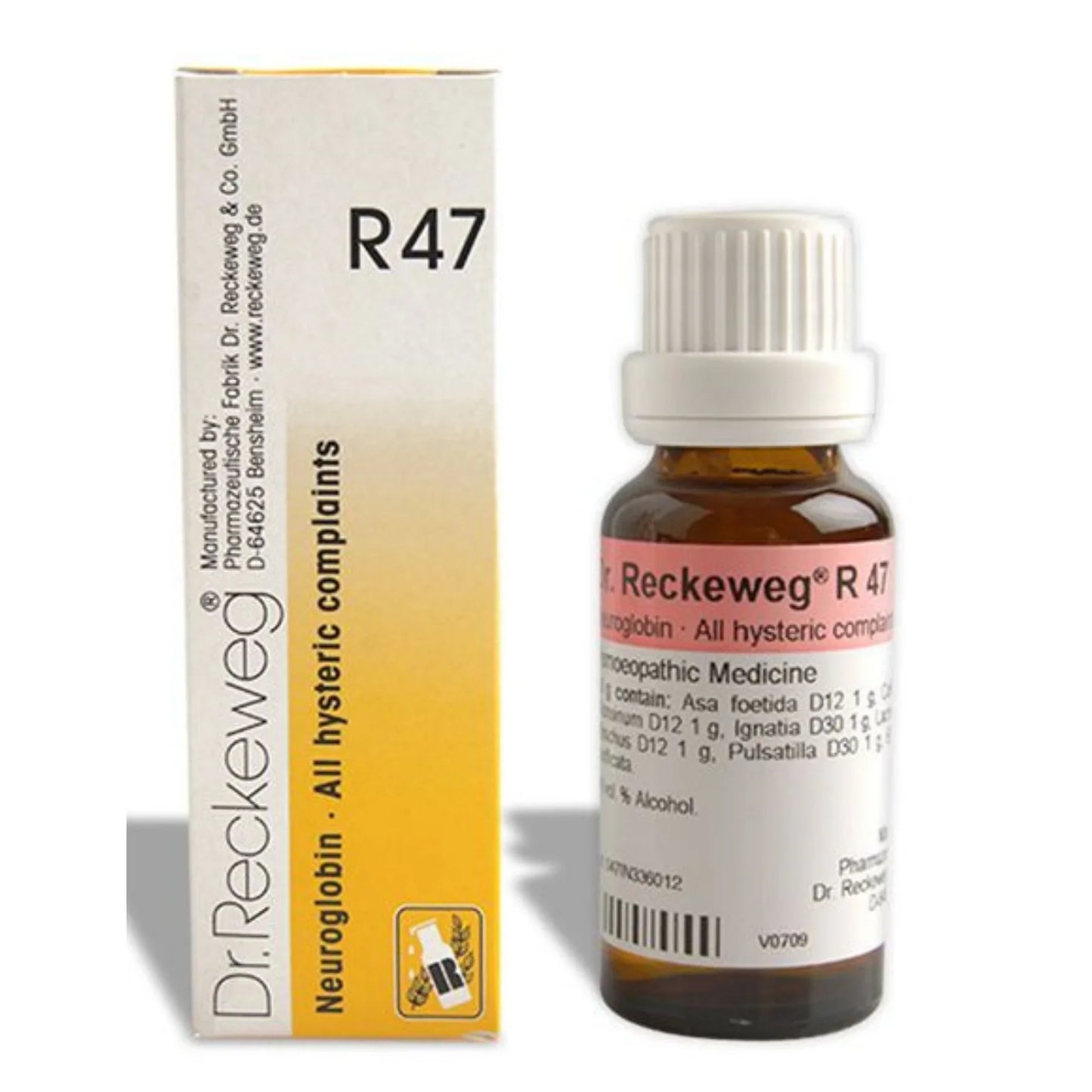 Dr. Reckeweg R47 All Hysteric Complaints Drop - (22 ml) - Pack of 2