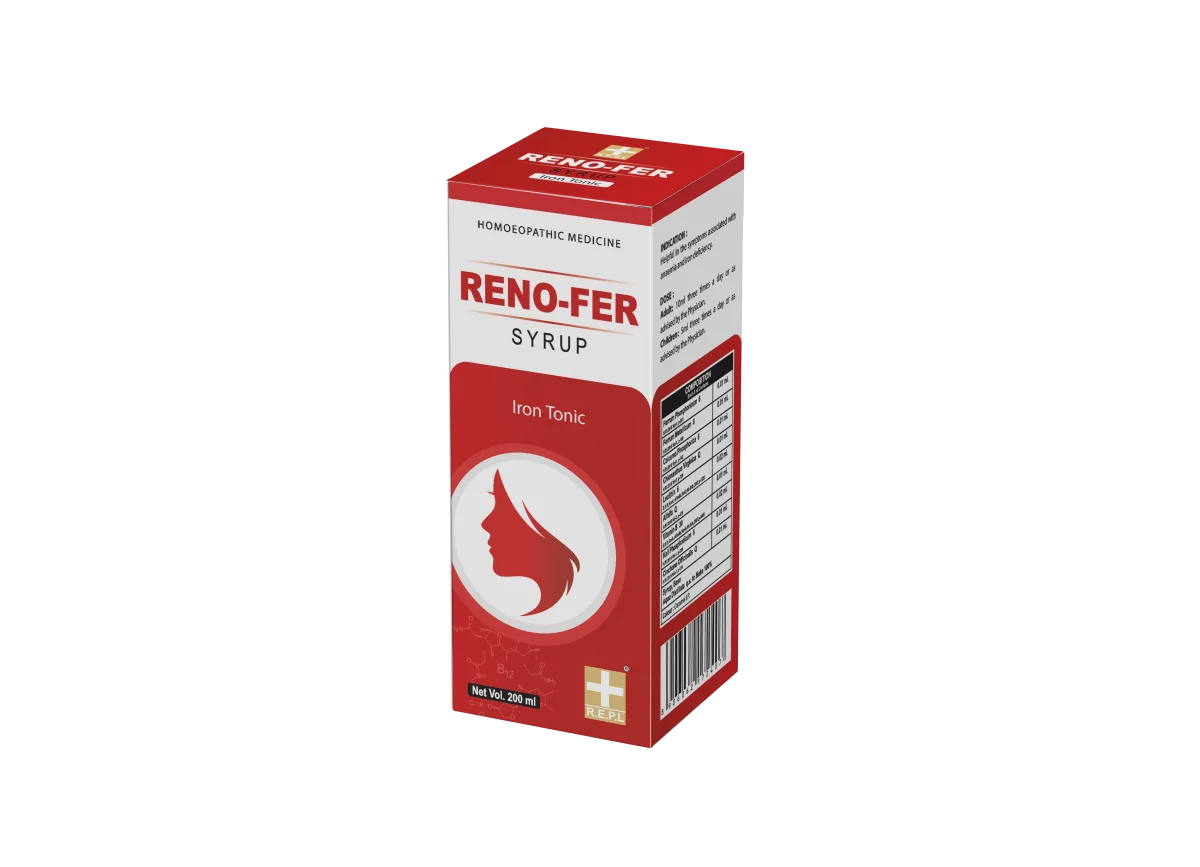 REPL RENO-FER Syrup With Folic Acid & Vitamin B12 - 200ml