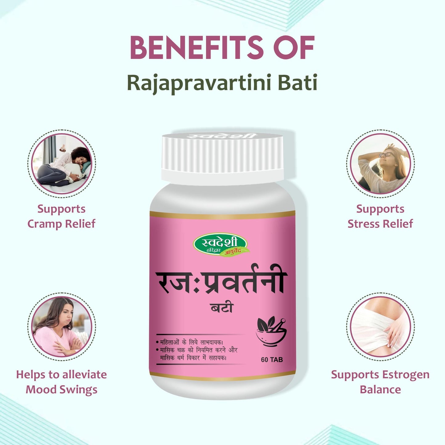 Swadeshi Rajahpravartanee Vati - 60 Tablets