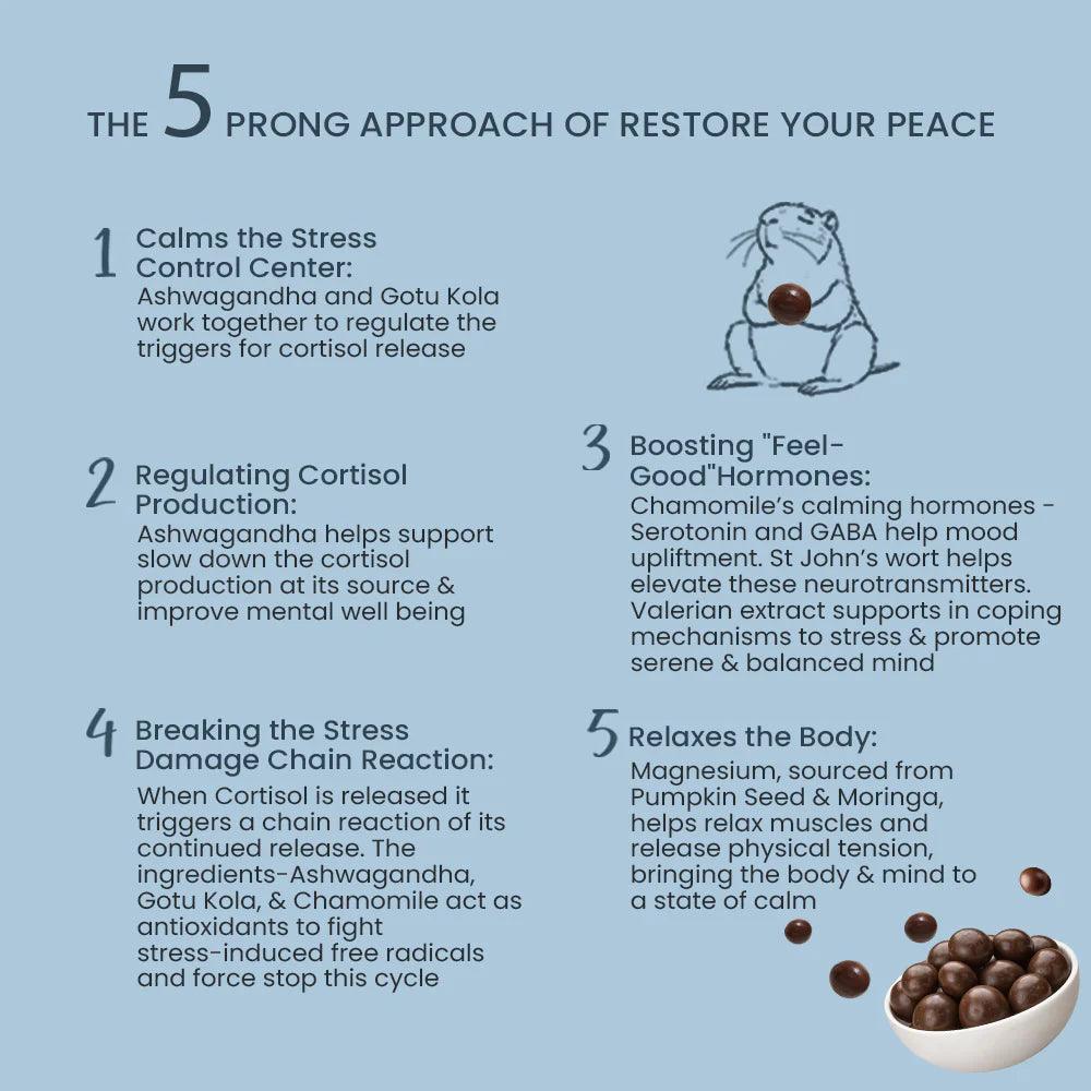 Caim by arelang Restore your Peace Sugarfree Dark Chocolate