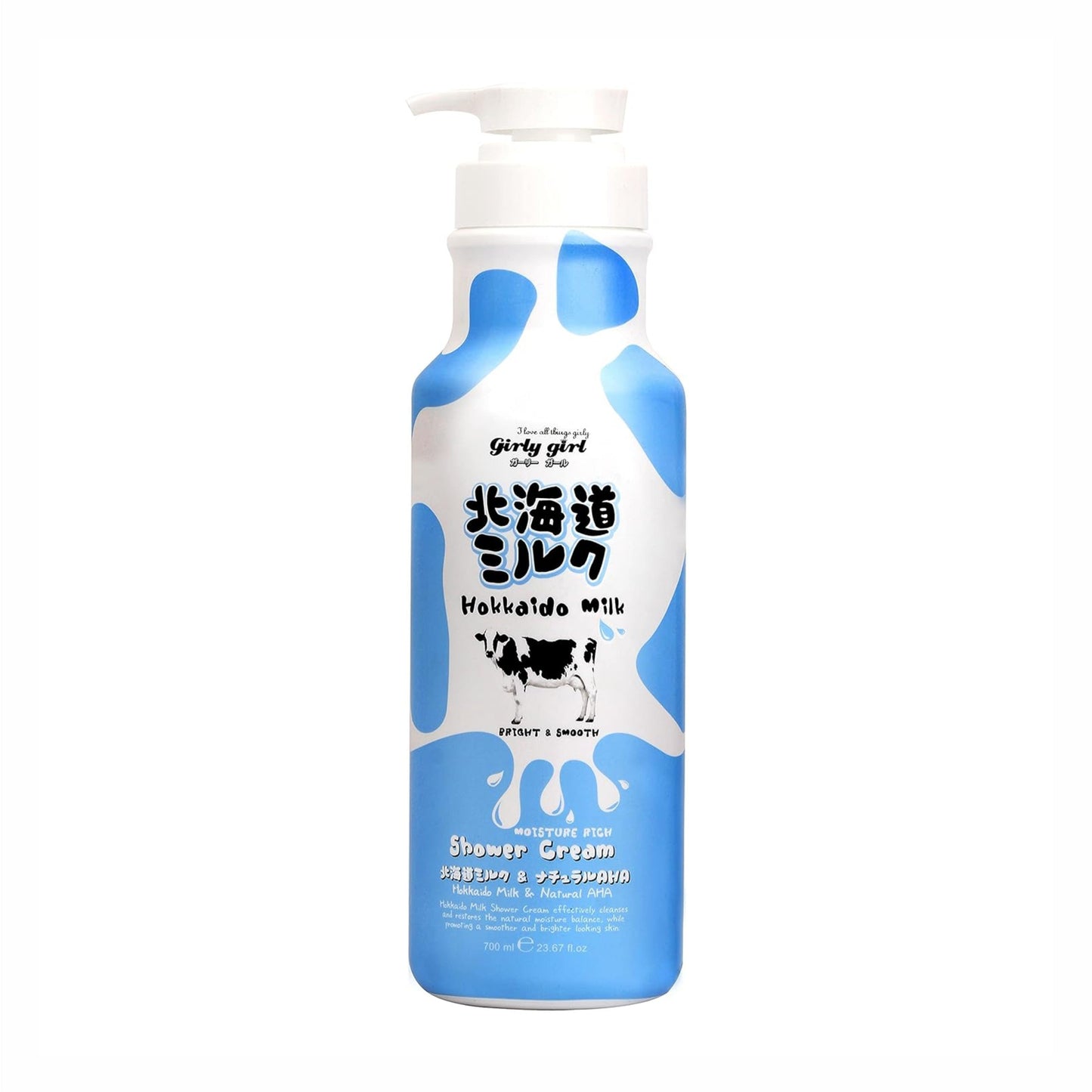 Scentio Girly Girl Hokkaido Milk Moisture Rich Shower Cream – 700ml Winter Care