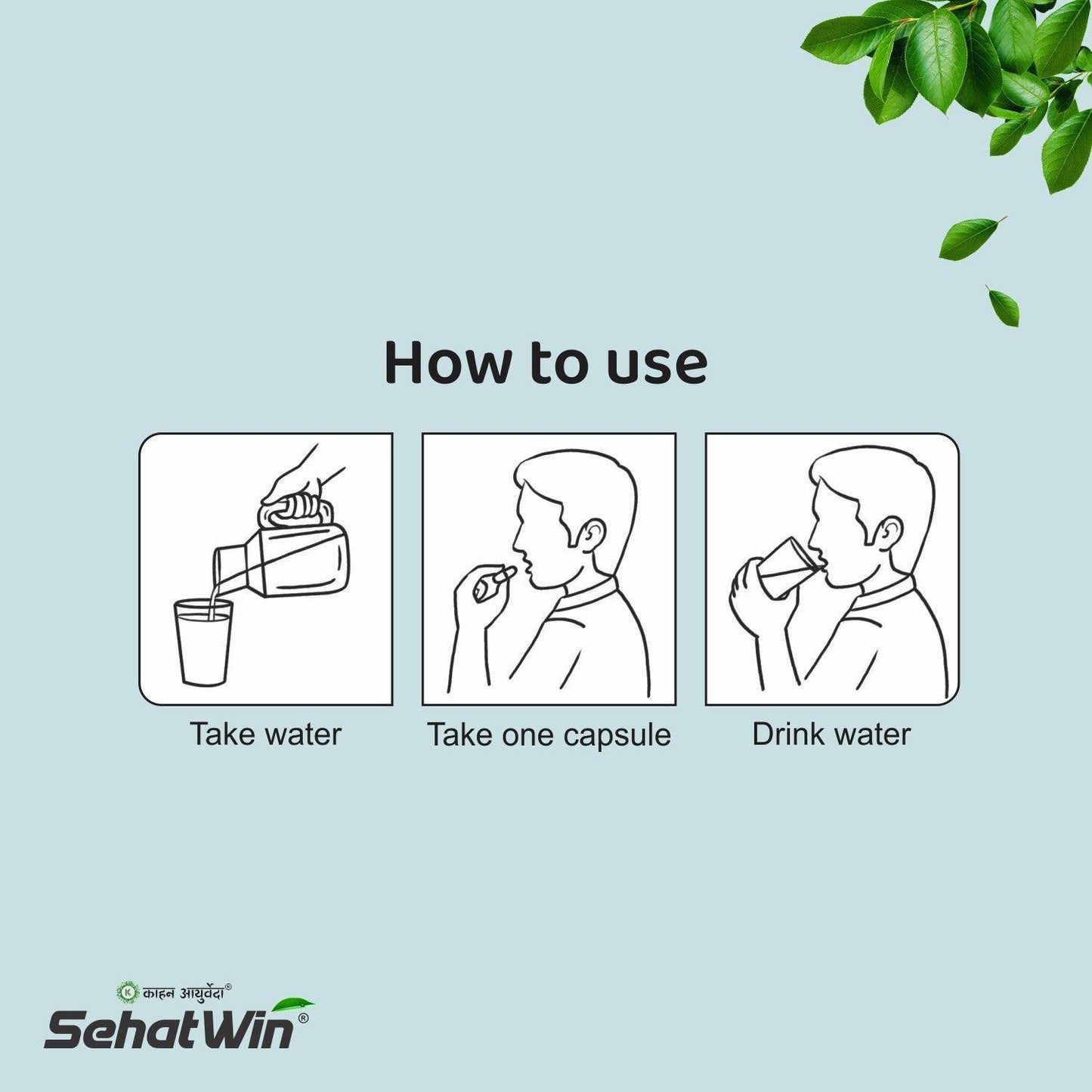 Kaahan Ayurveda SehatWin (Weight Gainer) Capsule - 60 Caps