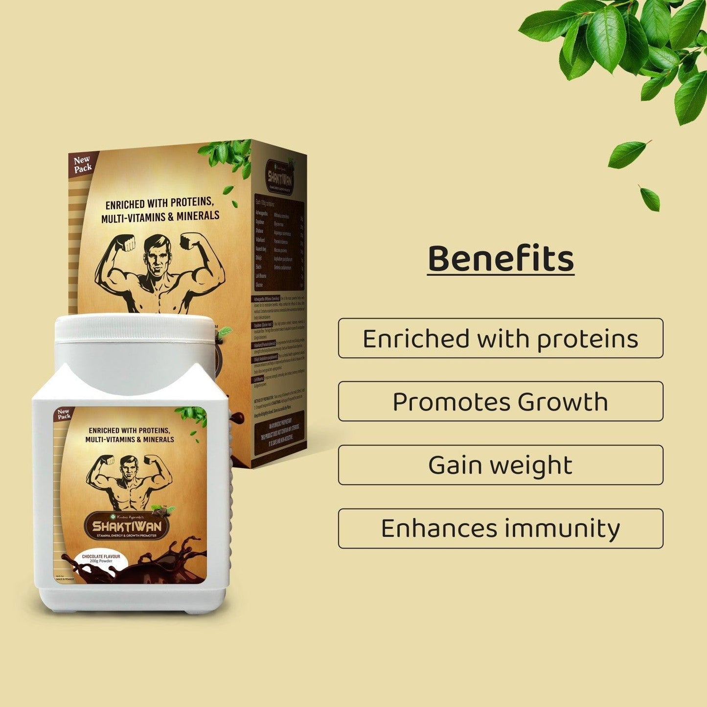 Kaahan Ayurveda ShaktiWan Powder (Weight Gainer) - 200 g