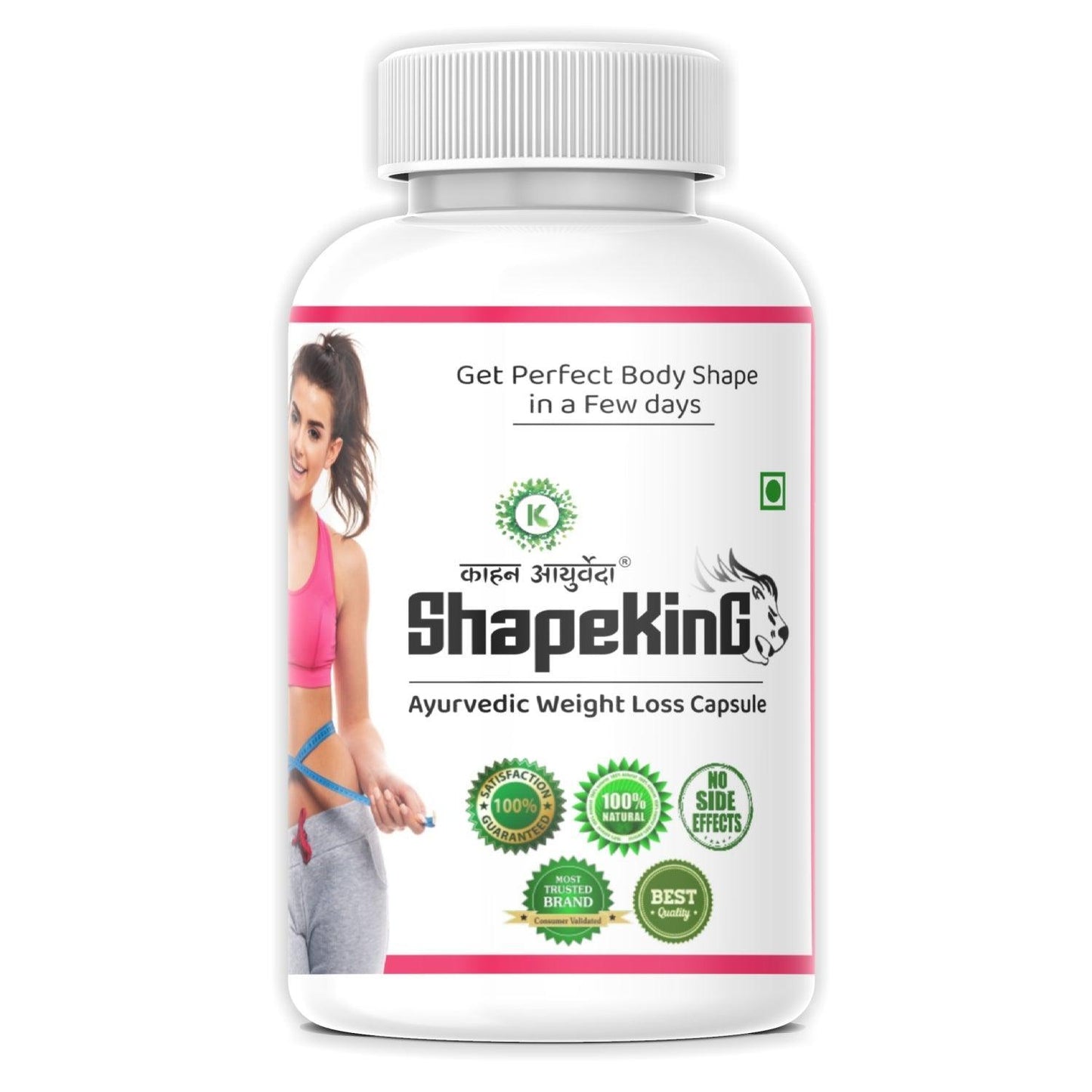 Kaahan Ayurveda ShapeKing Capsule - 60 Caps