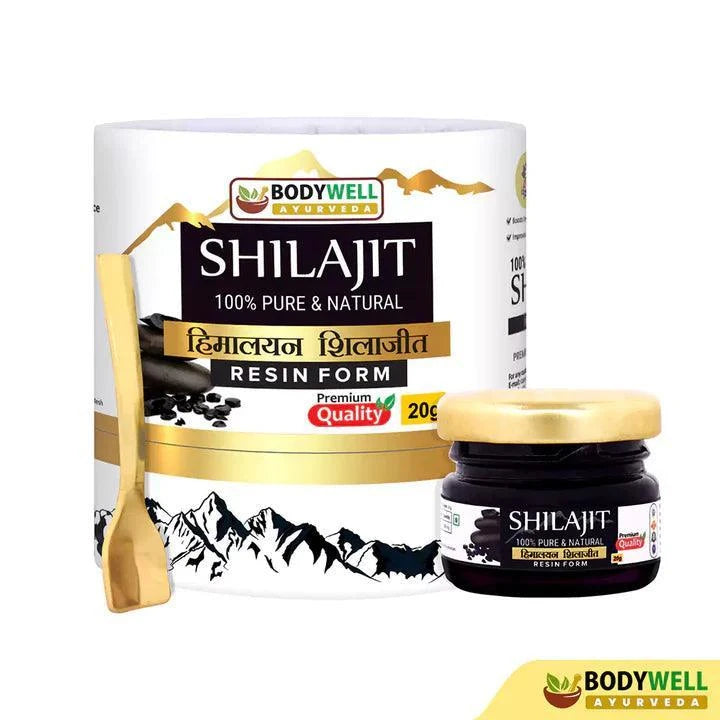 BodyWell Himalayan Shilajit Resin 100% Pure & Natural - 20gm