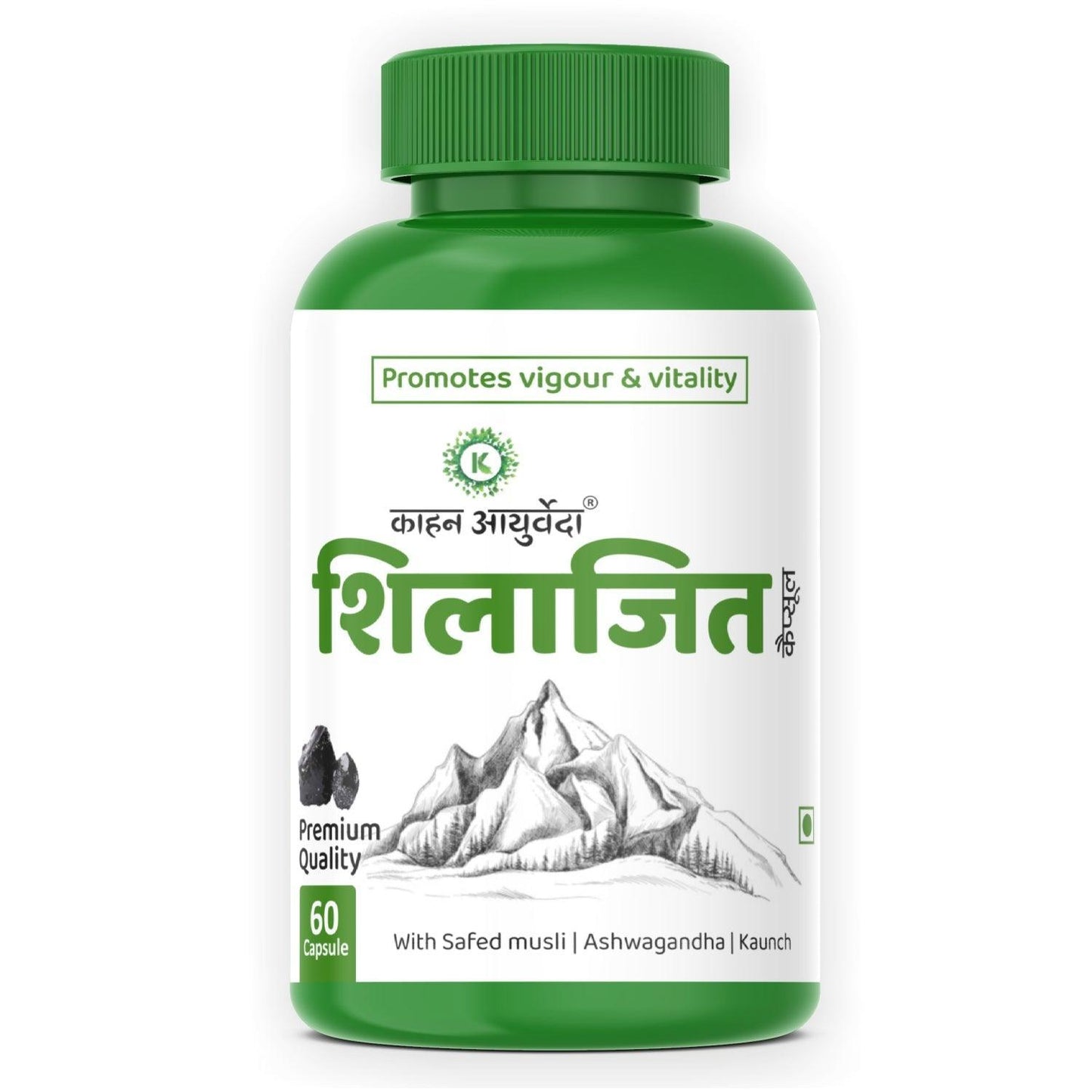 Kaahan Ayurveda Shilajit Capsule - 60 Caps