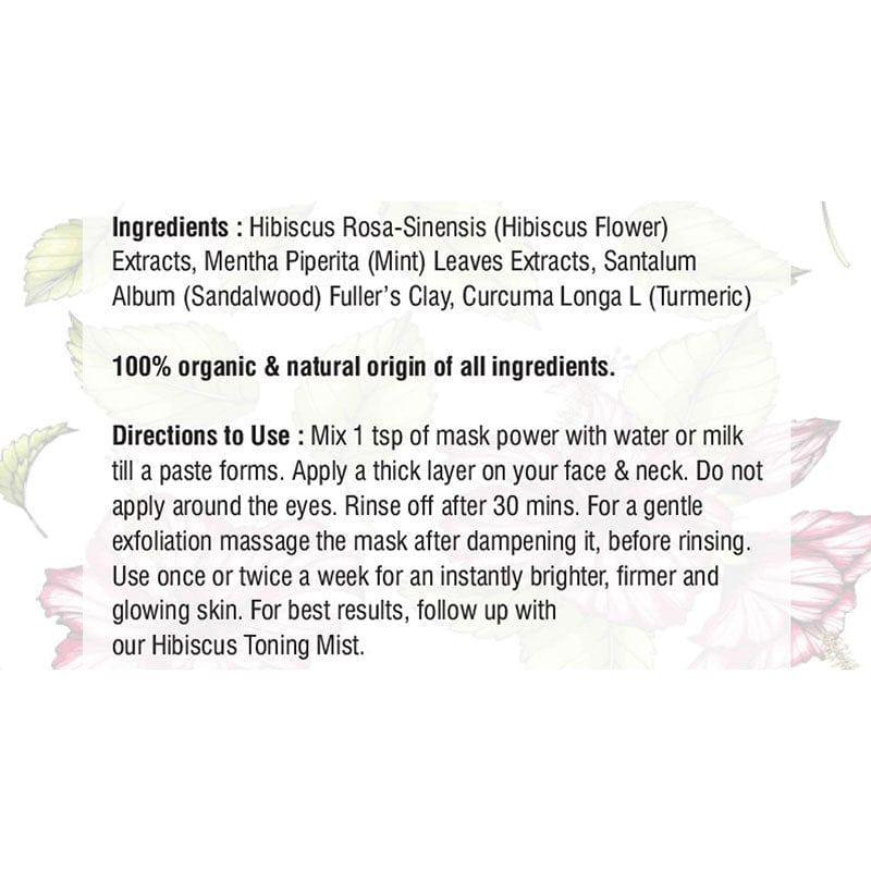 Siachen Siachen Hibiscus Face Mask With Mint & Sandalwood 30g