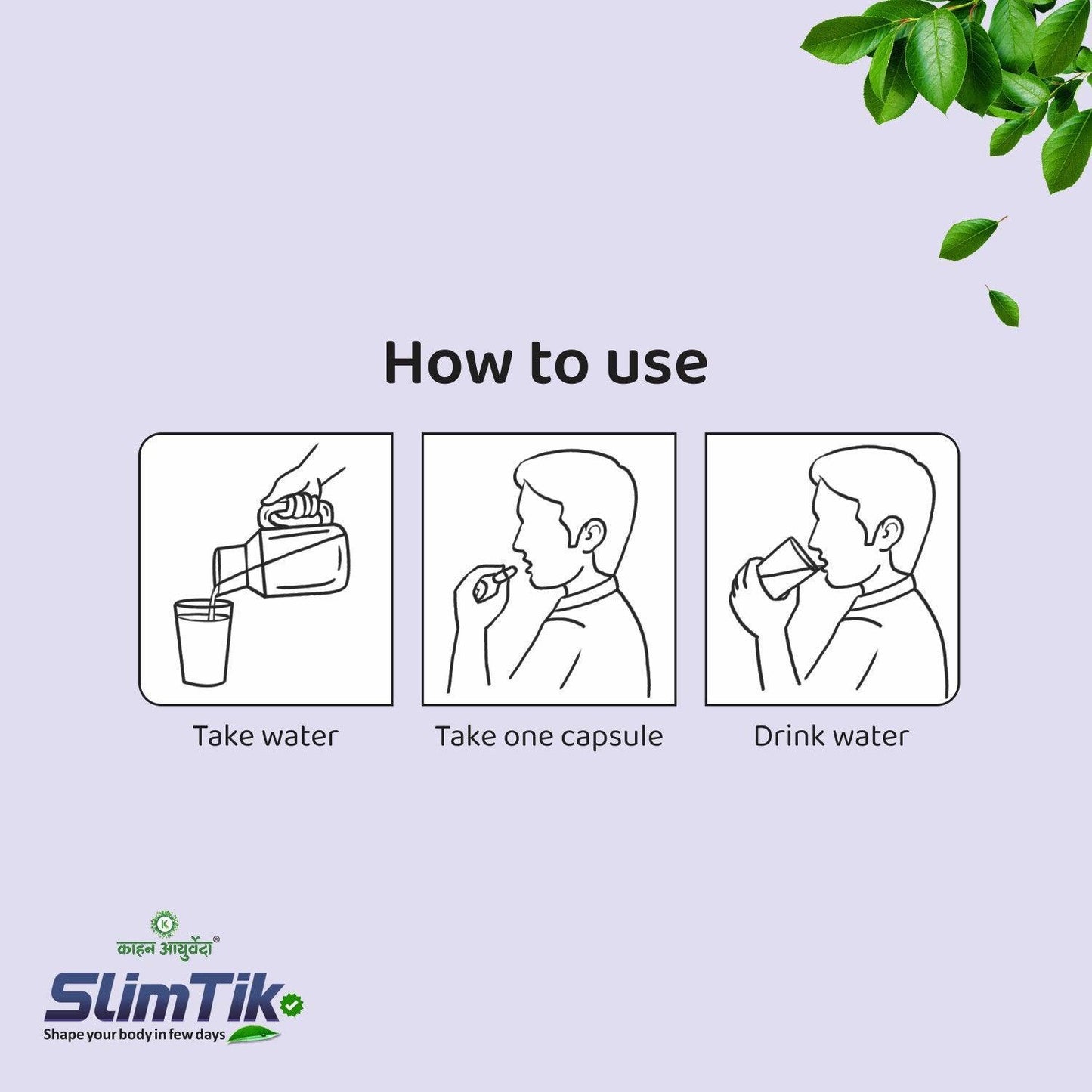 Kaahan Ayurveda SlimTik Capsule - 60 Caps