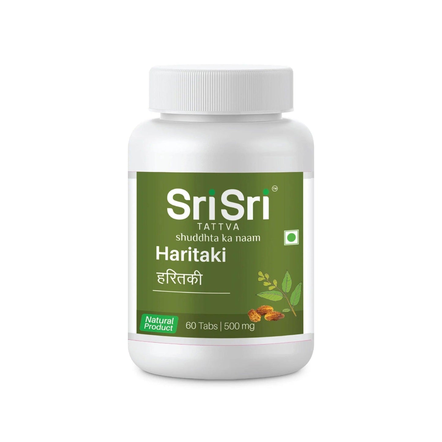 Sri Sri Tattva Haritaki Tablet - 500mg - 60 Tablets - Pack of 2