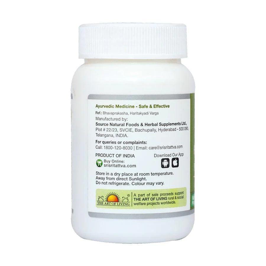 Sri Sri Tattva Haritaki Tablet - 500mg - 60 Tablets - Pack of 2