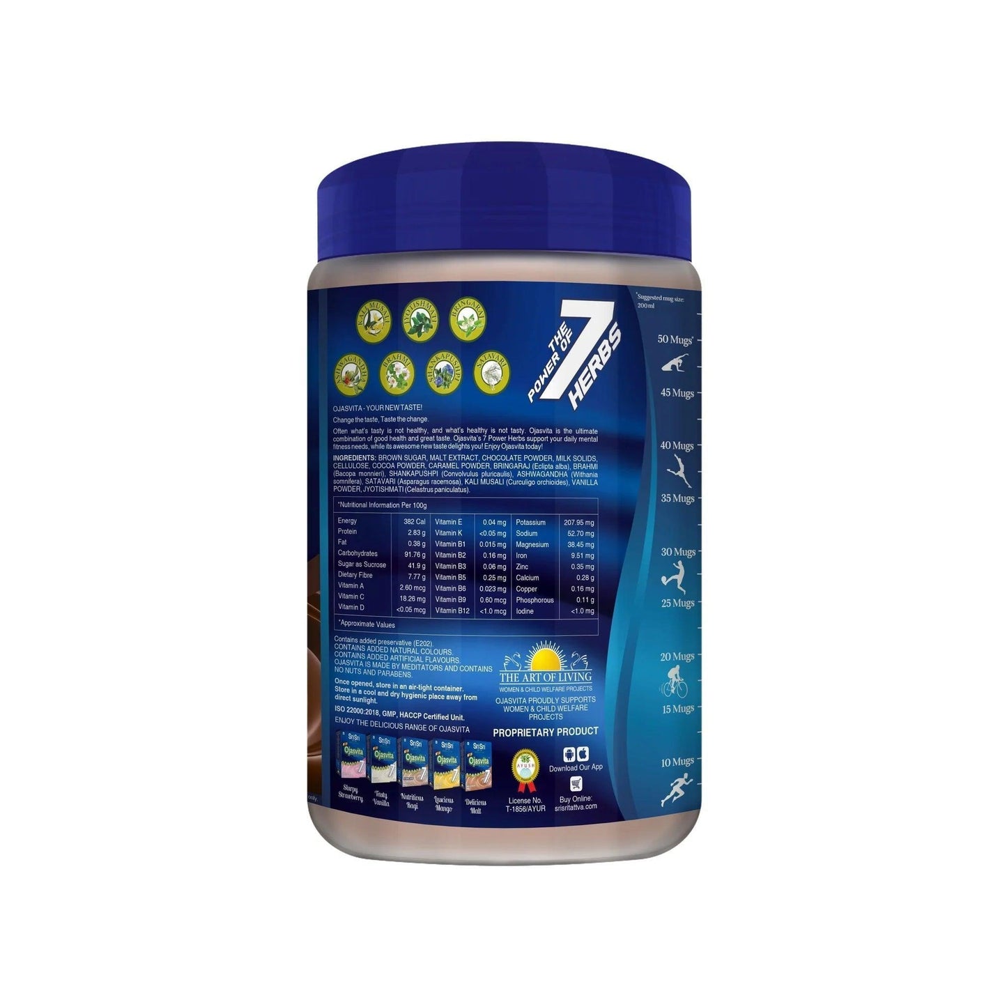 Sri Sri Tattva Ojasvita Chocolate Powder - Sharp Mind & Fit Body