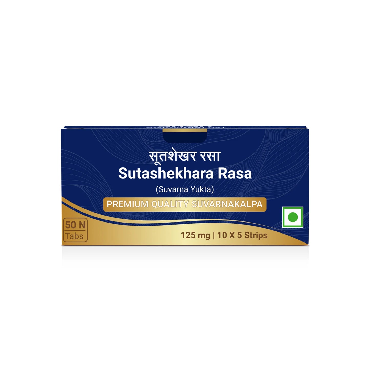 Sri Sri Tattva Sutashekhara Rasa (Suvarna Yukta) Tablets | 125 mg - 50 Tablets