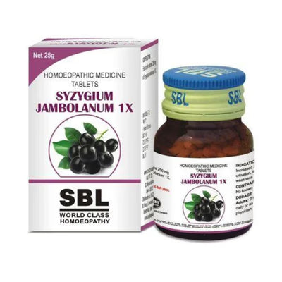 SBL Syzygium Jambolanum Trituration Tablet 1X - 25gm (Pack of 2)