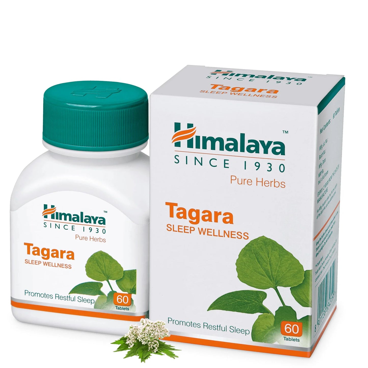Himalaya Tagara Tablet | Promotes Restful Sleep - 60 Tablets