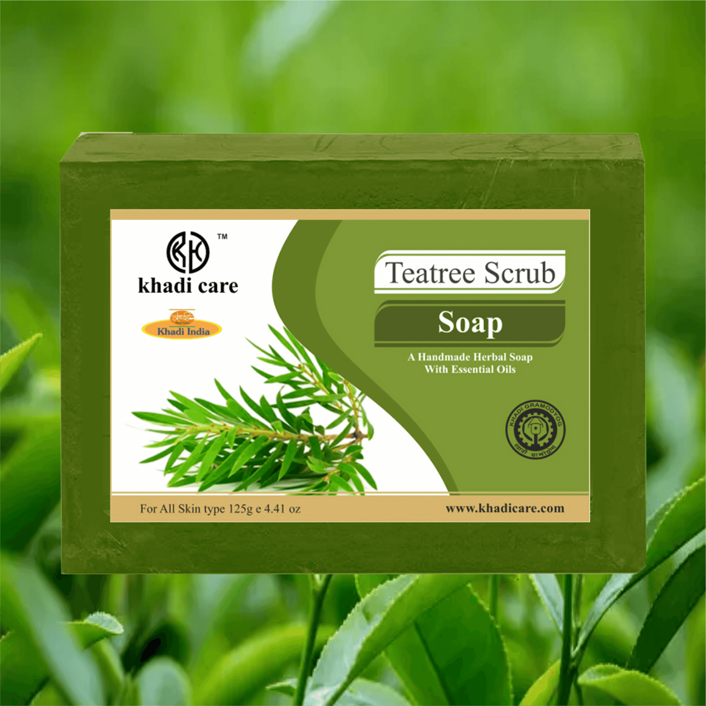 Khadi Care Herbal Teatree Soap - 125g