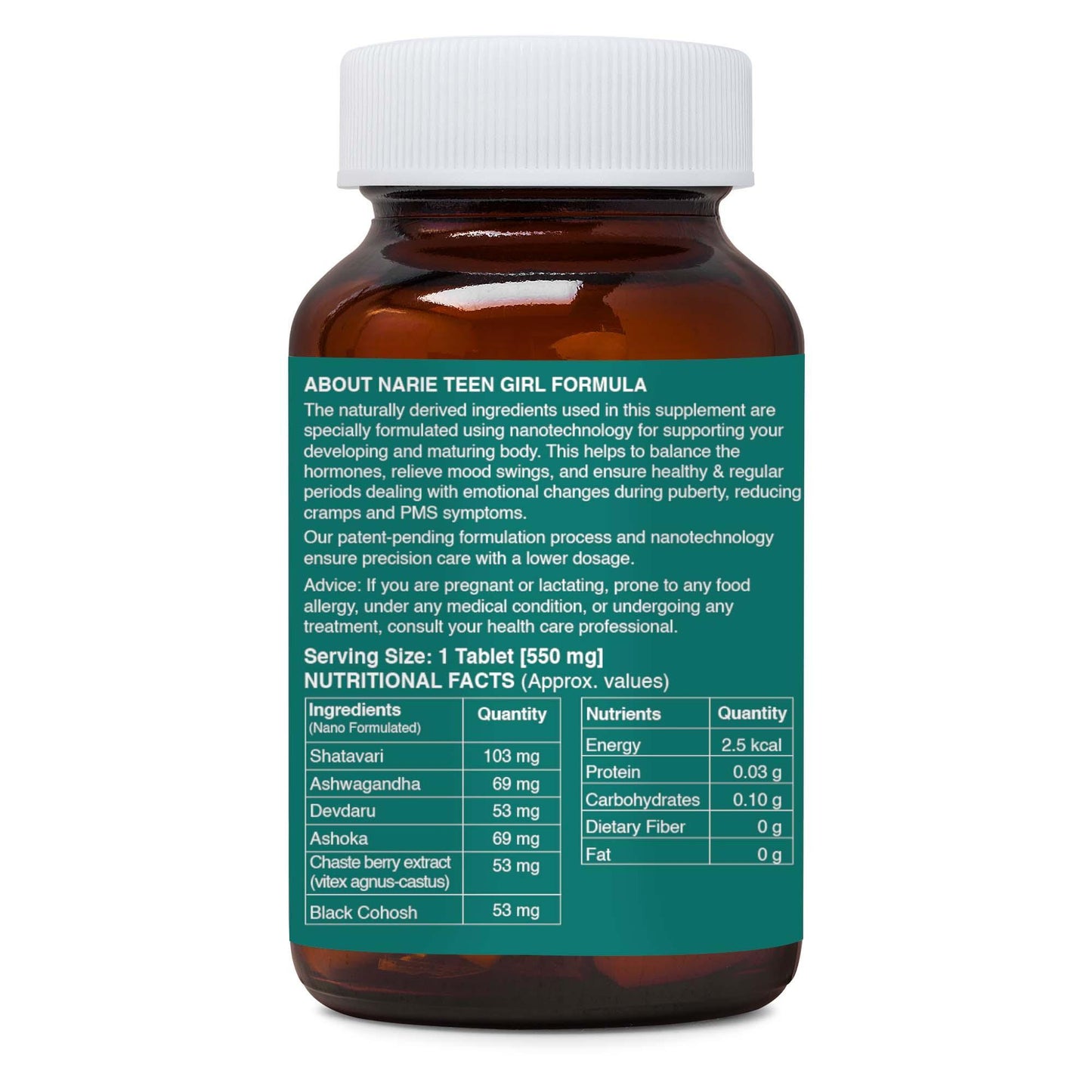 Zeroharm Sciences Narie Teen Girl Formula Tablet