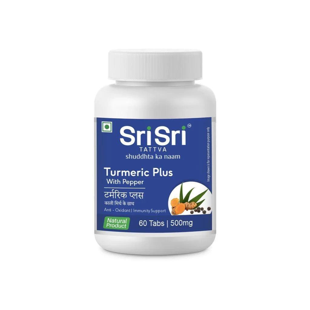 Sri Sri Tattva Turmeric Plus Tablet - 500mg - 60 Tablet