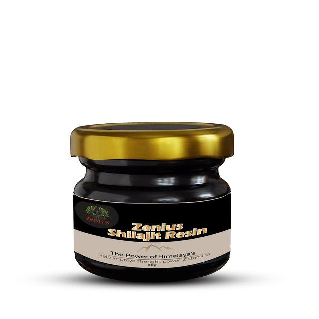 Zenius Shilajit Resin for Stamina and Energy Boost, Sexual Health - 20gm Liquid