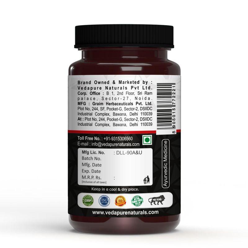 Vedapure Naturals Veda Testo-19 Capsules Anabolic Booster- Chota Gokhru, Shatavari, Safed Musli, Ashwagandha extracts - 60 Capsules