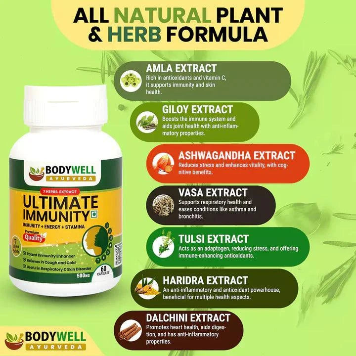 BodyWell Ultimate Immunity Capsule - 60 Capsules