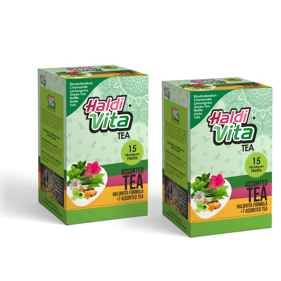 Haldivita Assorted - 7 Flavours Tea (25 Bags Each) - Pack of 2