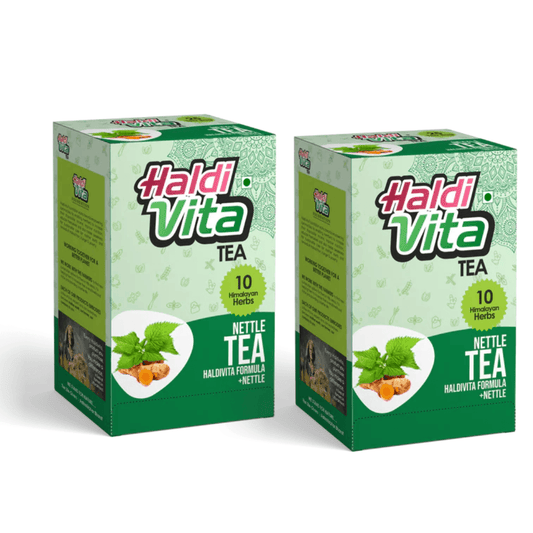 HaldiVita Nettle Herbal Tea (25 tea bags) - Pack of 2
