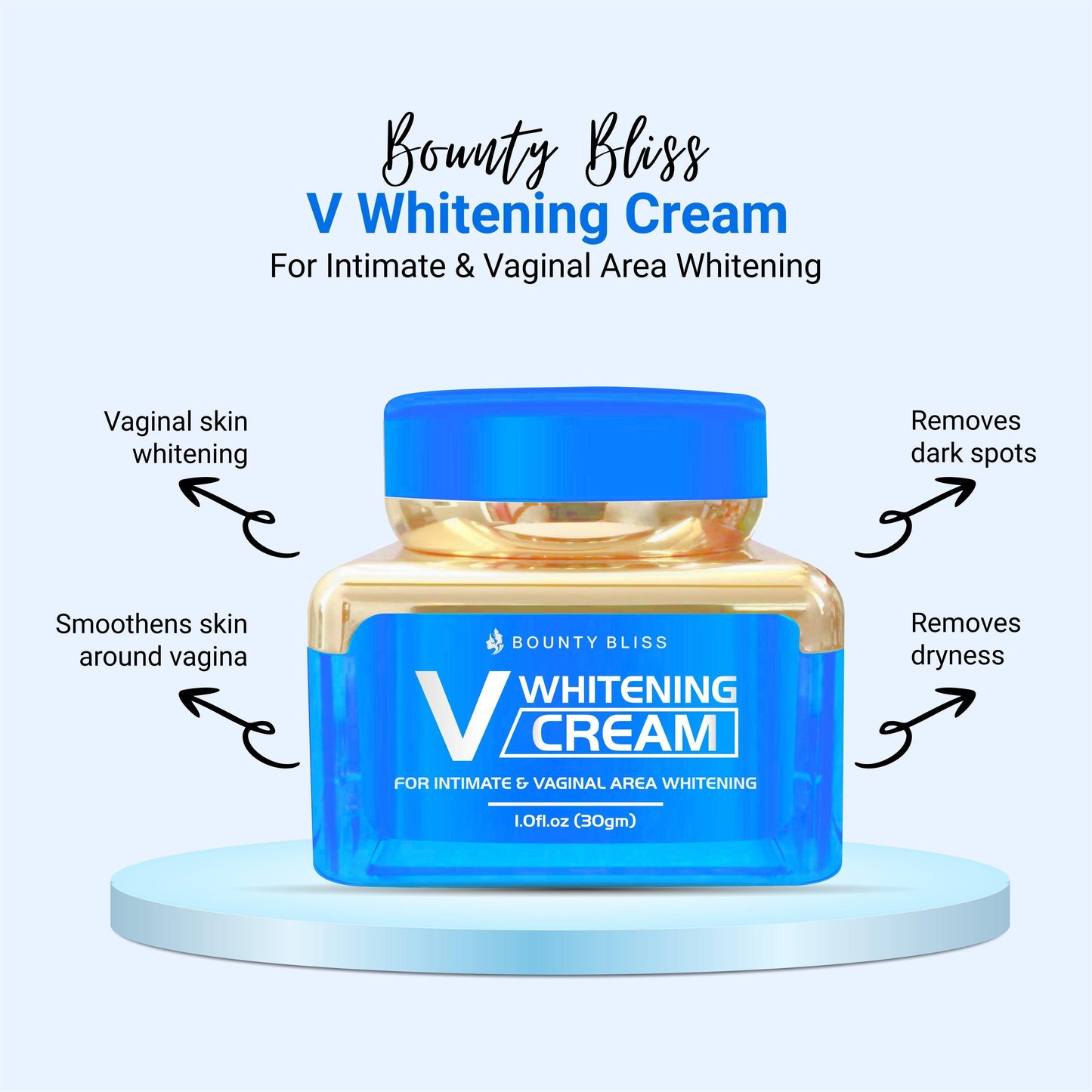 Bounty Bliss V Whitening Cream - 30gm