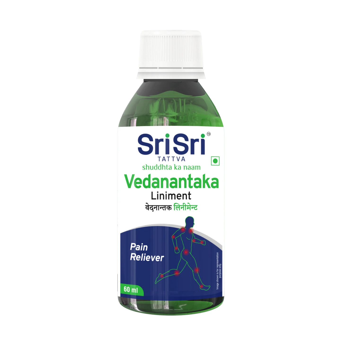 Sri Sri Tattva Vedanantaka Liniment - Pain Reliever, 60 ml