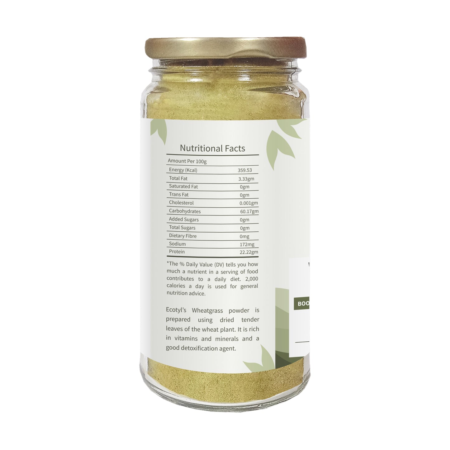 Ecotyl Wheatgrass Powder - 100gm