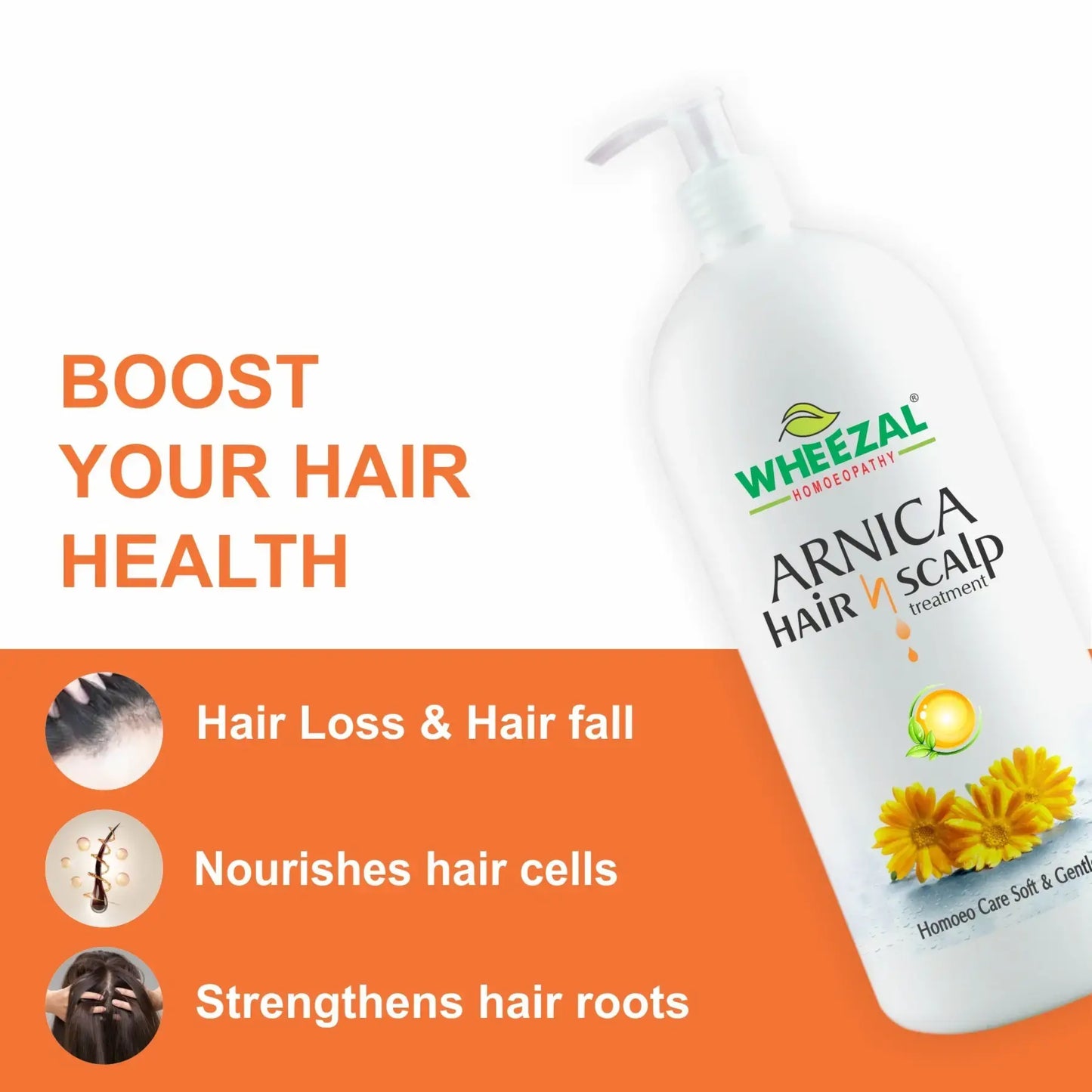 Wheezal Arnica Hair N Scalp Treatment Shampoo