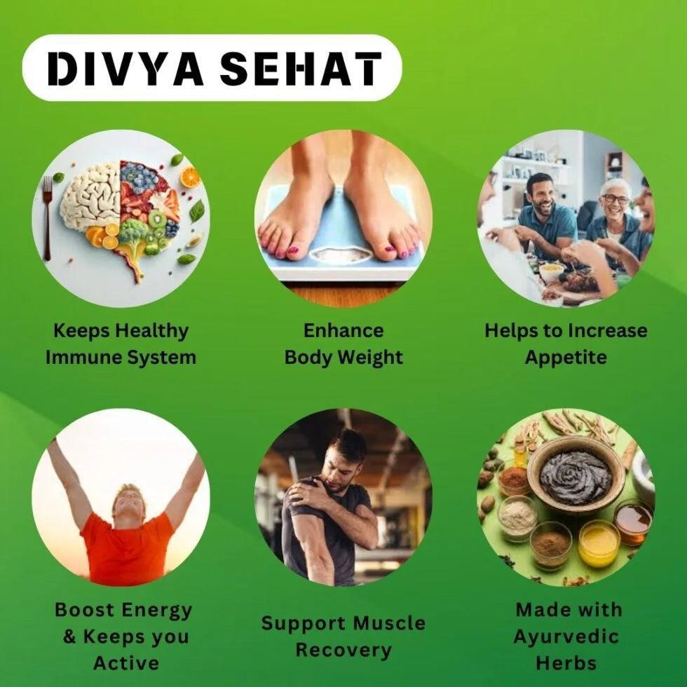 Divya Sehat Weight Gain Capsule - 60 Capsules