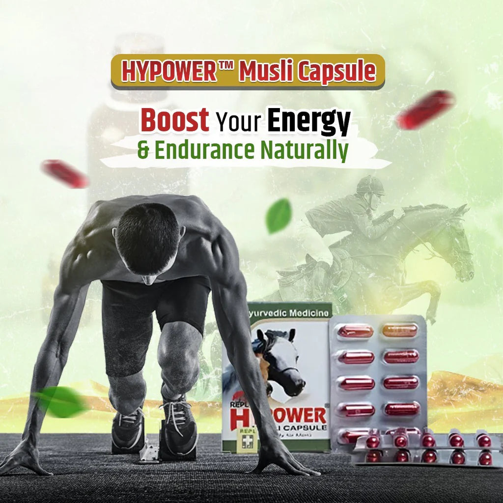 REPL Hypower Musli Ayurvedic Capsule for Men - 30caps