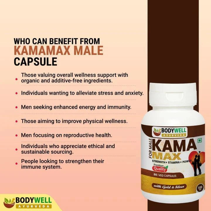 BodyWell KamaMax Male with Gold Veg Capsule