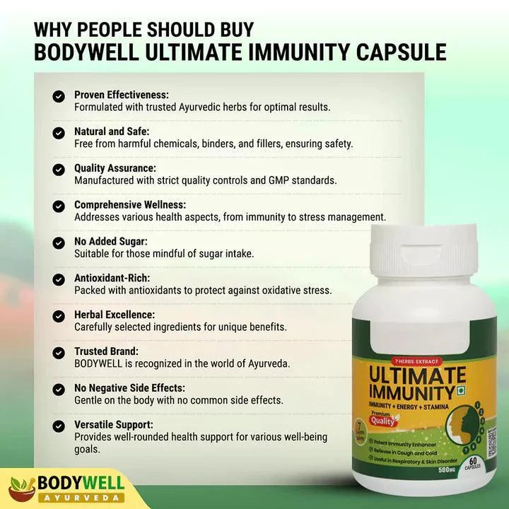 BodyWell Ultimate Immunity Capsule - 60 Capsules