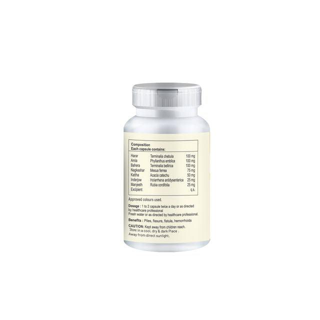 Zenius Piles Care Capsules - Hemorrhoids Capsules and Tablets for Piles Treatment and Relief - 60 Capsules