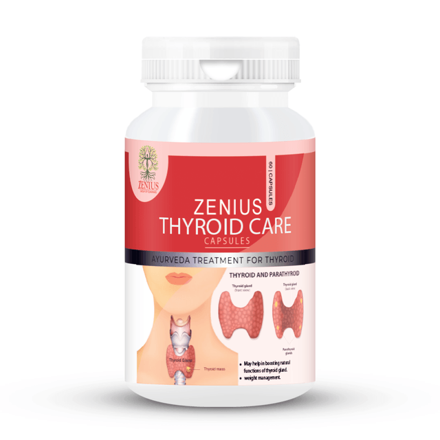Zenius Thyrocare Capsules - for Thyroid Care and Management - 60 Capsules
